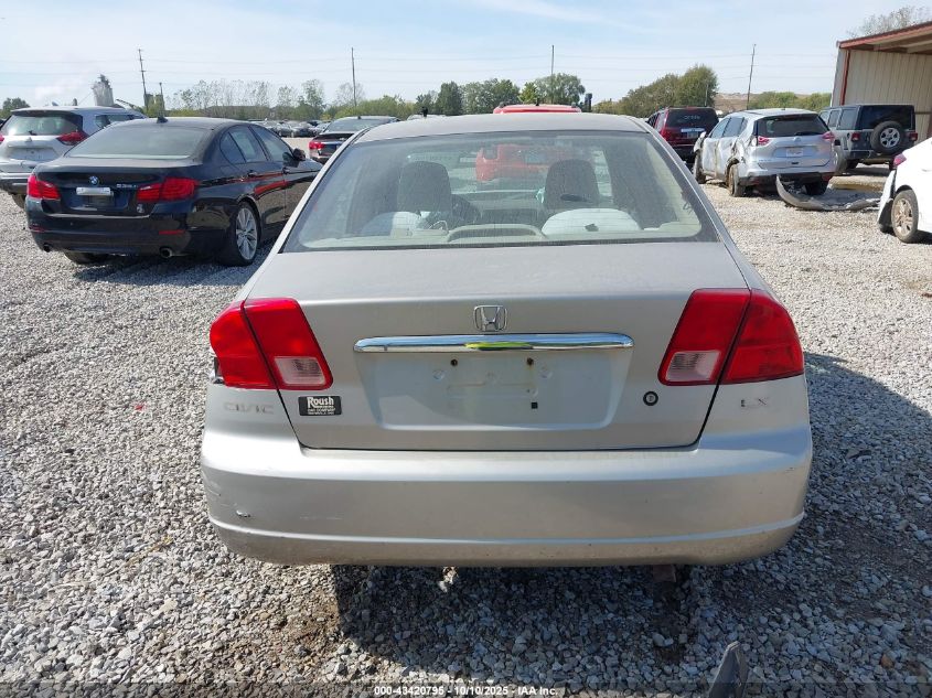 2001 Honda Civic Lx VIN: 2HGES16541H519026 Lot: 43420795