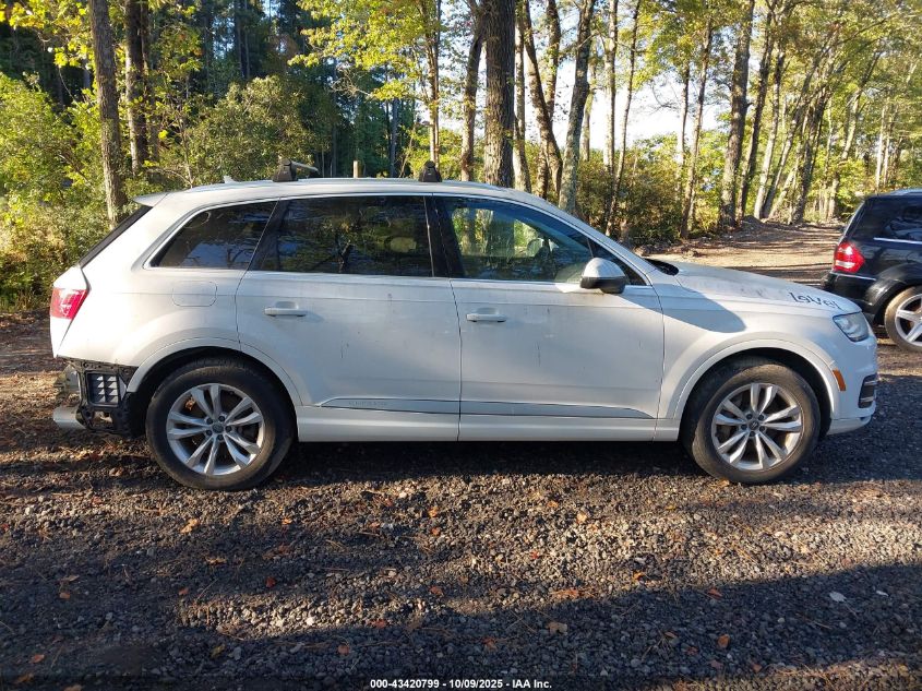 2018 Audi Q7 3.0T Premium VIN: WA1LAAF75JD022214 Lot: 43420799