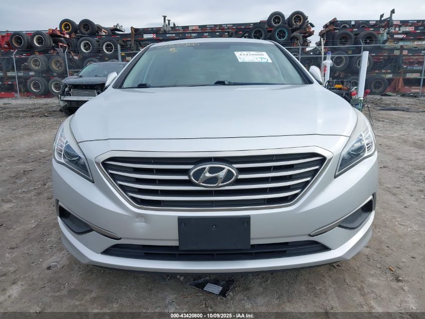 2017 Hyundai Sonata Se VIN: 5NPE24AF3HH504339 Lot: 43420800