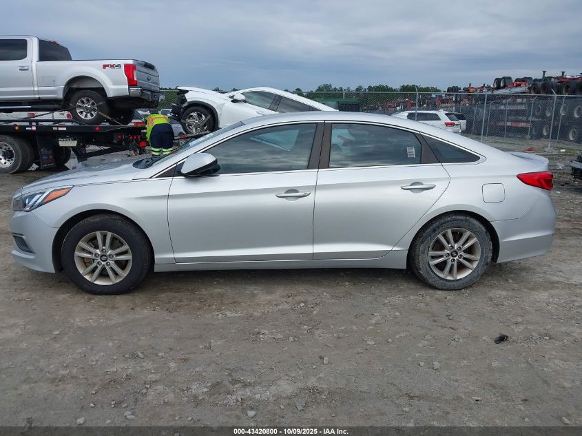 2017 Hyundai Sonata Se VIN: 5NPE24AF3HH504339 Lot: 43420800