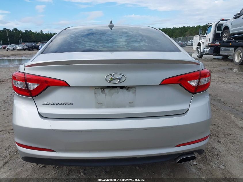 2017 Hyundai Sonata Se VIN: 5NPE24AF3HH504339 Lot: 43420800