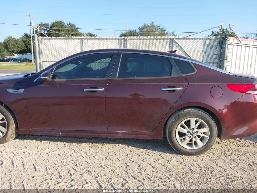 2017 Kia Optima Lx VIN: 5XXGT4L38HG159748 Lot: 43420809