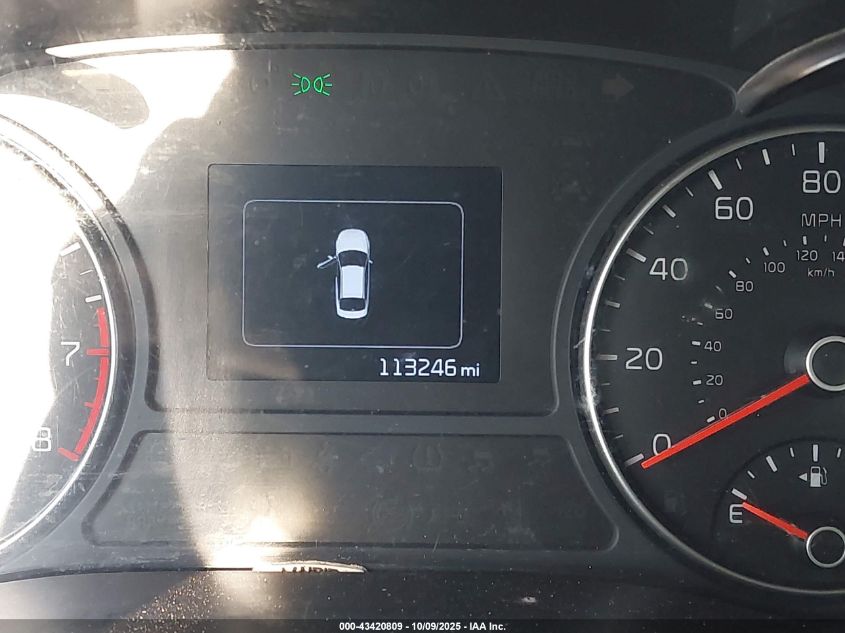 2017 Kia Optima Lx VIN: 5XXGT4L38HG159748 Lot: 43420809