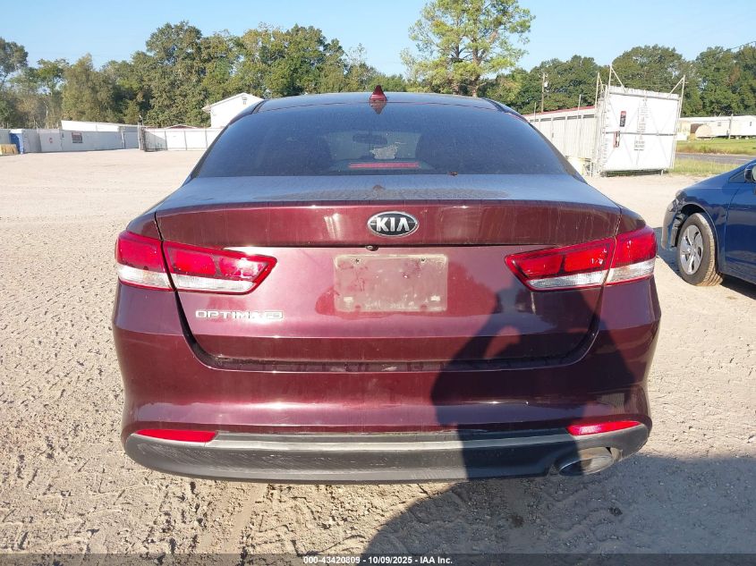 2017 Kia Optima Lx VIN: 5XXGT4L38HG159748 Lot: 43420809