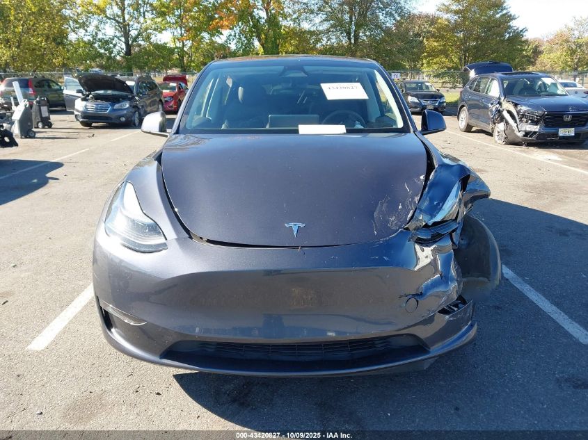 2023 Tesla Model Y Awd/Long Range Dual Motor All-Wheel Drive VIN: 7SAYGDEE2PA191605 Lot: 43420827