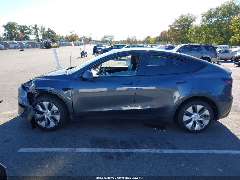 2023 Tesla Model Y Awd/Long Range Dual Motor All-Wheel Drive VIN: 7SAYGDEE2PA191605 Lot: 43420827