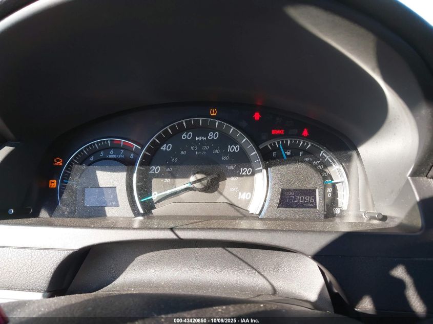 2012 Toyota Camry Xle VIN: 4T1BF1FK9CU535455 Lot: 43420850