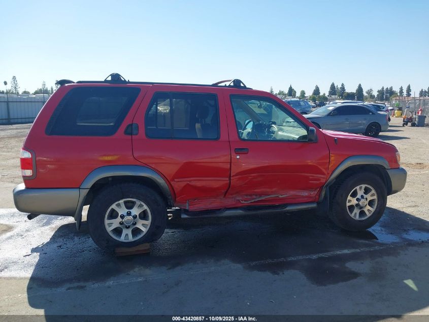 2000 Nissan Pathfinder Le/Se/Xe VIN: JN8AR07Y7YW445824 Lot: 43420857
