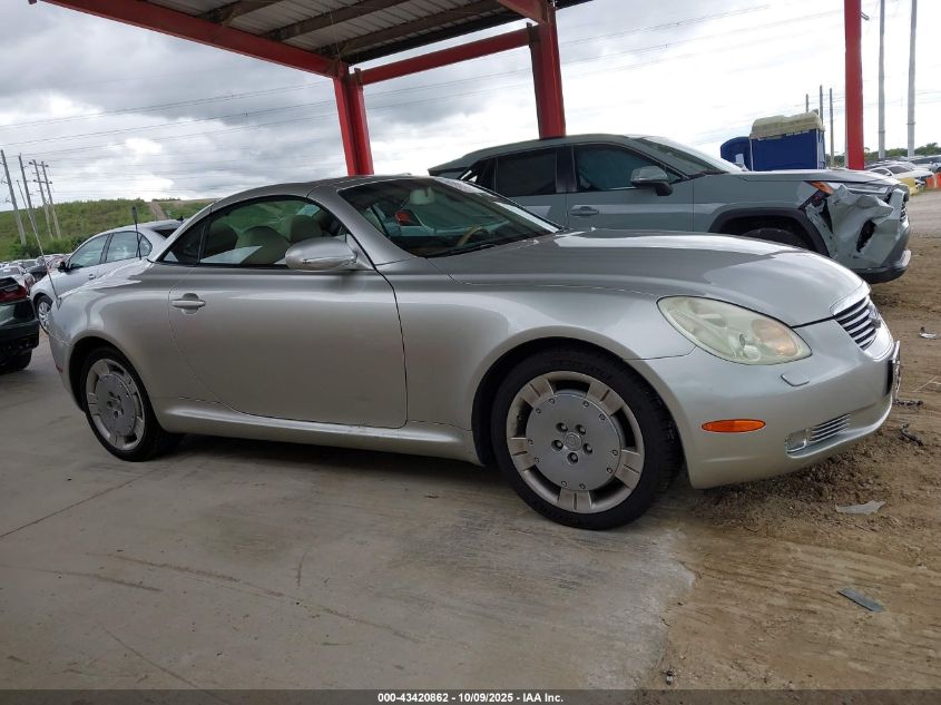 2002 Lexus Sc 430 VIN: JTHFN48Y420009511 Lot: 43420862