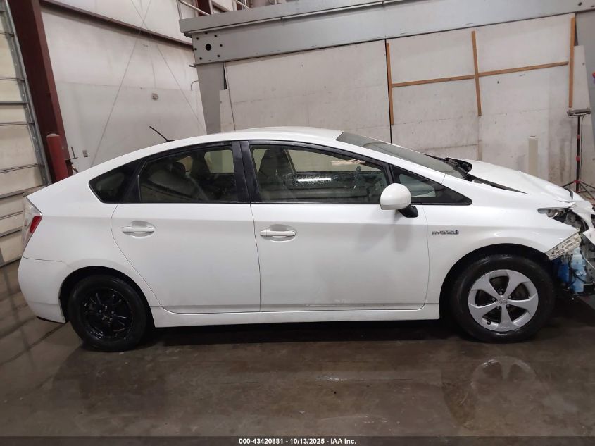 2014 Toyota Prius Three VIN: JTDKN3DU1E1747553 Lot: 43420881