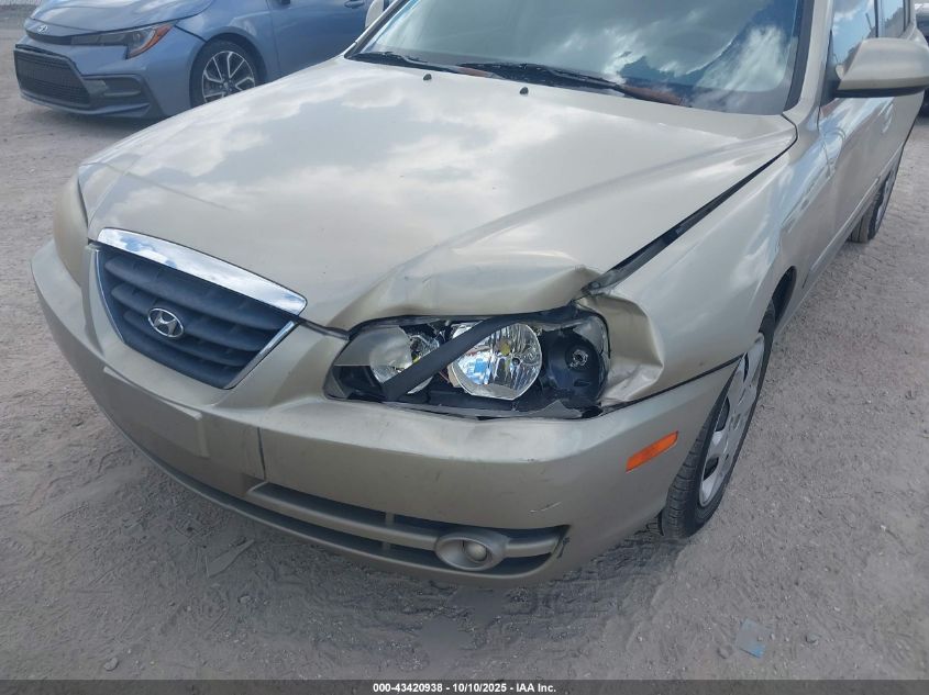 2006 Hyundai Elantra Gls/Limited VIN: KMHDN46D46U213597 Lot: 43420938