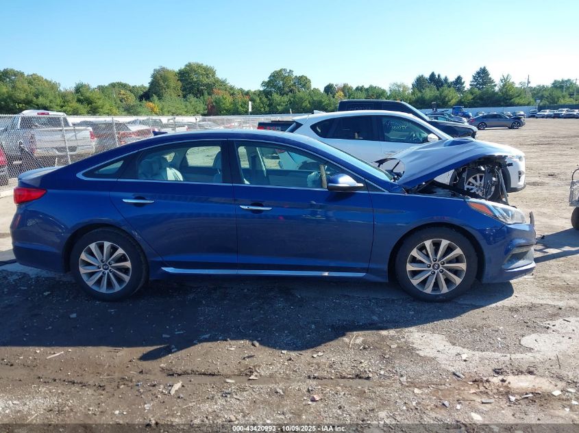 2017 Hyundai Sonata Sport VIN: 5NPE34AFXHH535410 Lot: 43420993