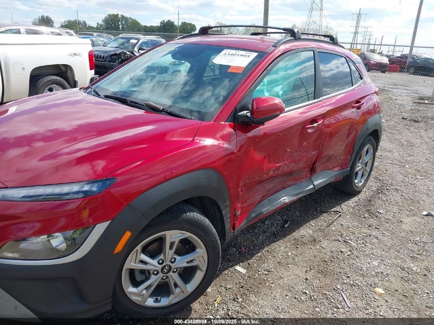 2023 Hyundai Kona Sel VIN: KM8K62ABXPU954241 Lot: 43420994