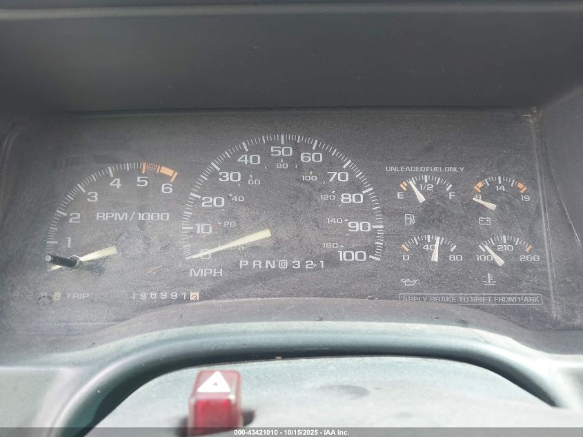 1996 Chevrolet Gmt-400 K1500 VIN: 1GCEK19R1TE240592 Lot: 43421010