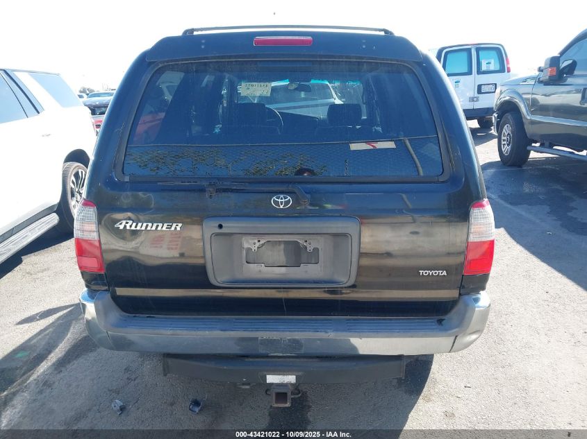 2000 Toyota 4Runner VIN: JT3GM84R3Y0054905 Lot: 43421022