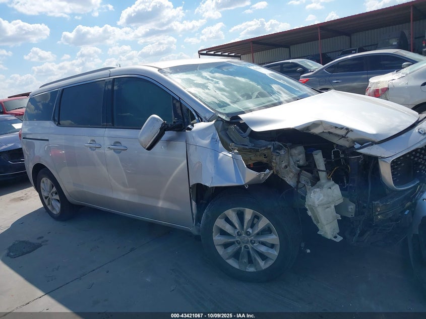 2017 Kia Sedona Ex VIN: KNDMC5C19H6264160 Lot: 43421067