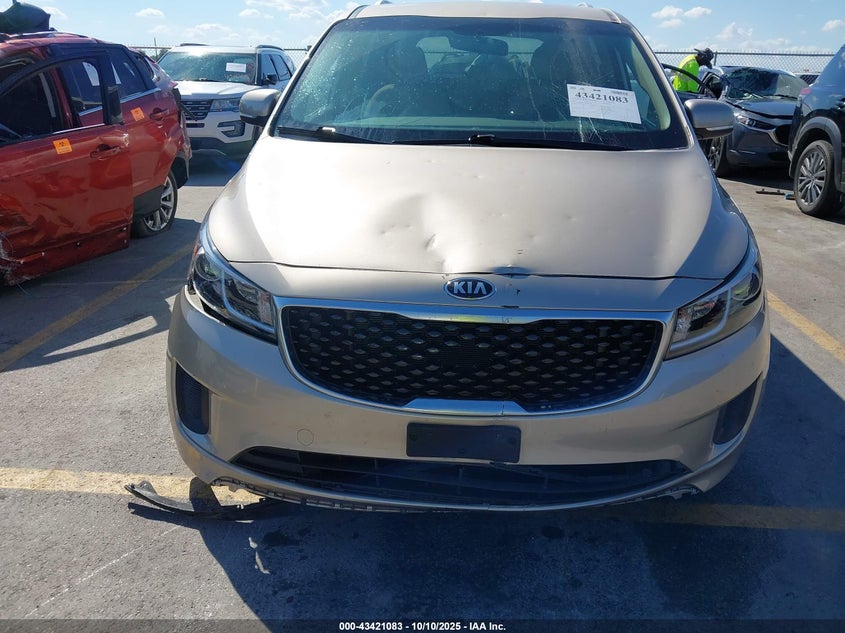 2016 Kia Sedona Lx VIN: KNDMB5C11G6191478 Lot: 43421083