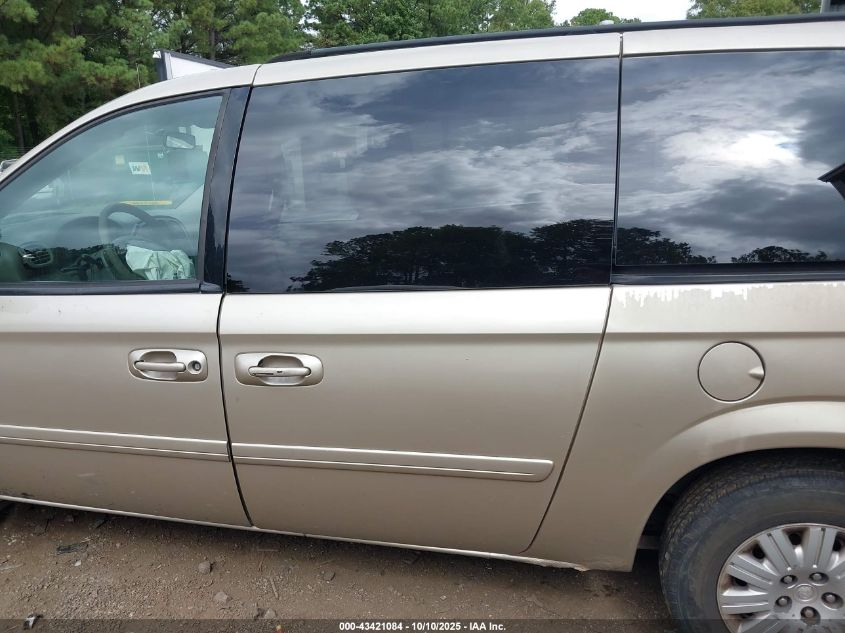 2007 Chrysler Town & Country Lx VIN: 2A4GP44R87R252258 Lot: 43421084