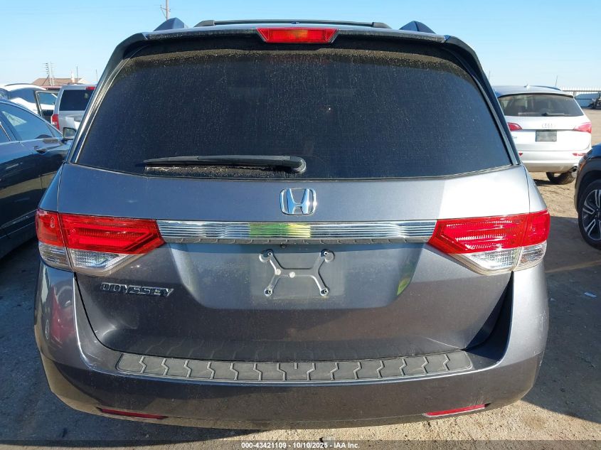 2014 Honda Odyssey Ex-L VIN: 5FNRL5H61EB027897 Lot: 43421109
