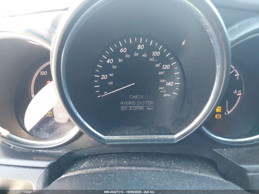 2008 Lexus Rx 400H VIN: JTJHW31U982042751 Lot: 43421113