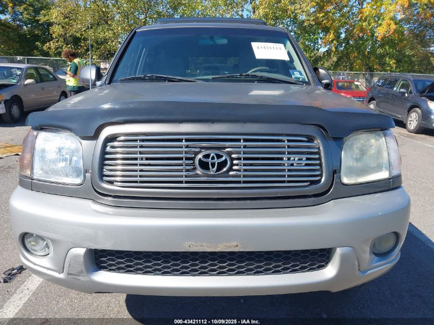 2003 Toyota Sequoia Sr5 V8 VIN: 5TDBT44A03S166109 Lot: 43421112