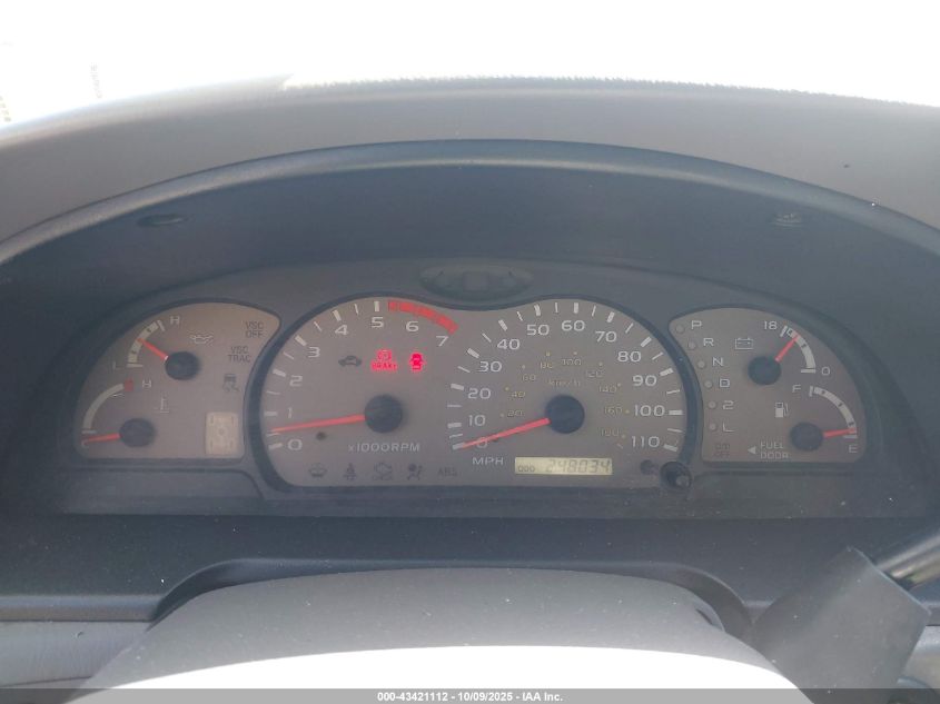 2003 Toyota Sequoia Sr5 V8 VIN: 5TDBT44A03S166109 Lot: 43421112