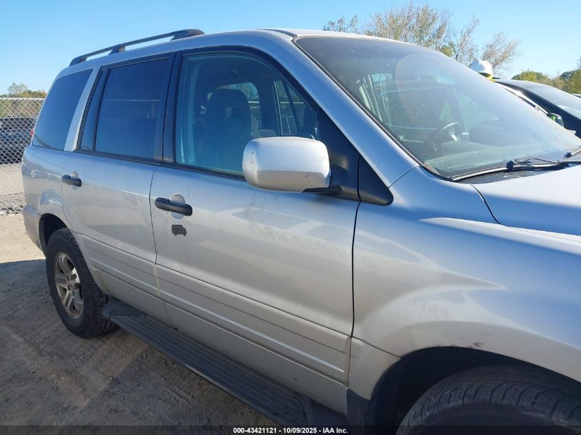 2003 Honda Pilot Ex VIN: 2HKYF18493H520882 Lot: 43421121