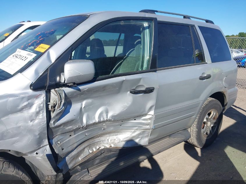 2003 Honda Pilot Ex VIN: 2HKYF18493H520882 Lot: 43421121