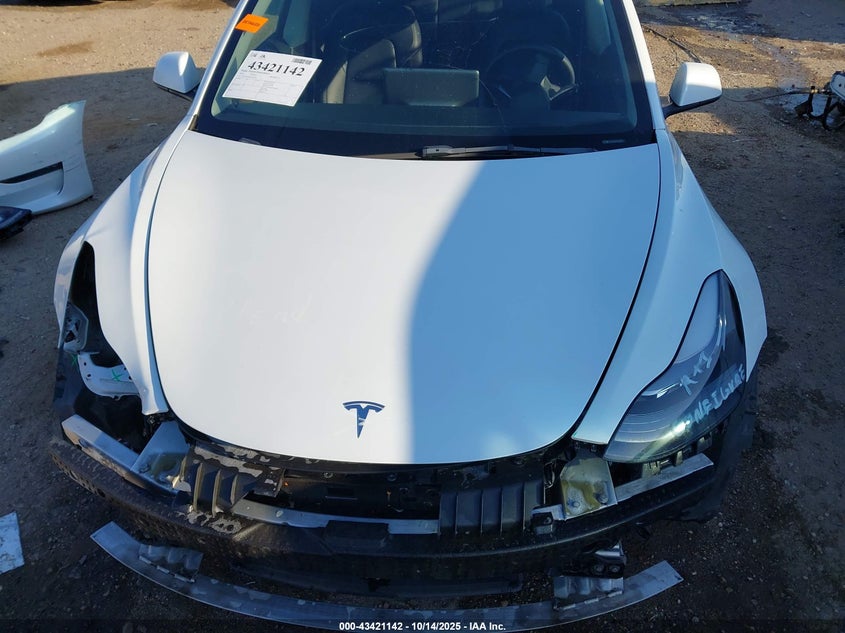 2022 Tesla Model 3 Long Range Dual Motor All-Wheel Drive VIN: 5YJ3E1EB6NF159578 Lot: 43421142