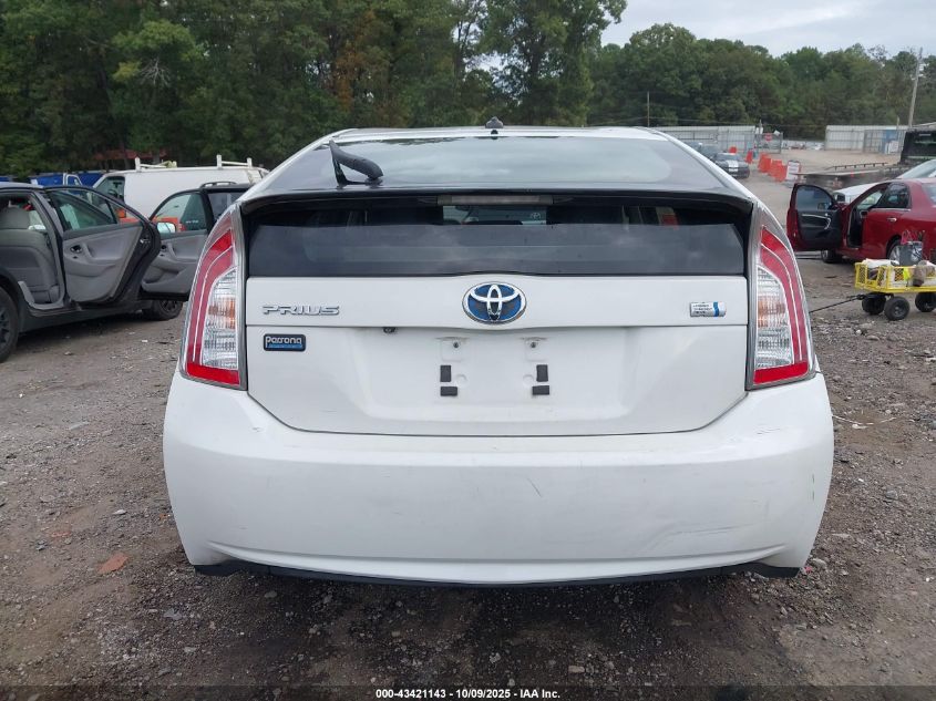 2013 Toyota Prius Three Se VIN: JTDKN3DU4D1649213 Lot: 43421143