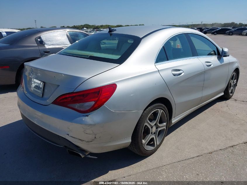 2014 Mercedes-Benz Cla 250 VIN: WDDSJ4EB0EN122171 Lot: 43421163
