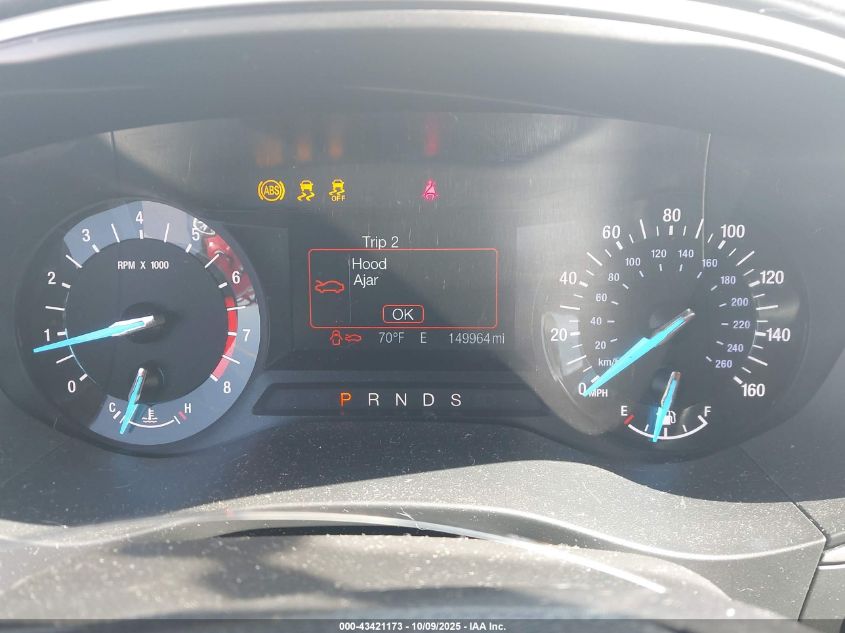 2014 Ford Fusion Se VIN: 3FA6P0H76ER363164 Lot: 43421173