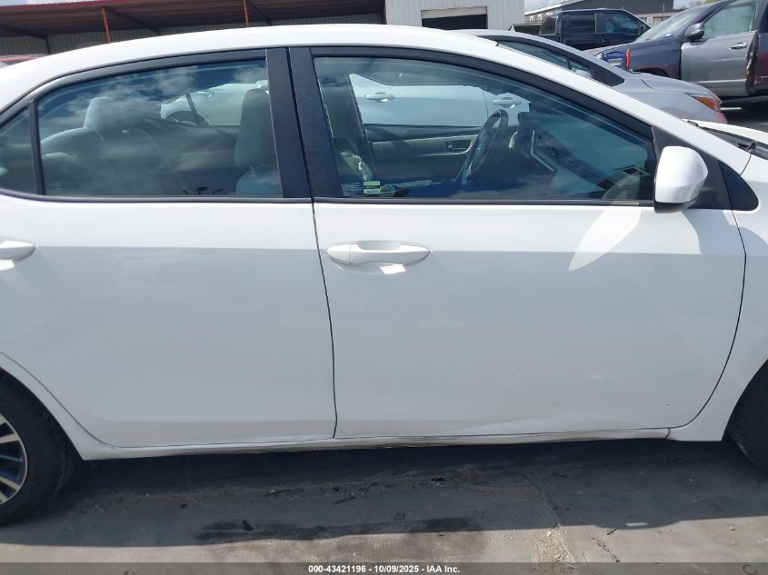 2017 Toyota Corolla Le VIN: 2T1BURHE7HC831837 Lot: 43421196