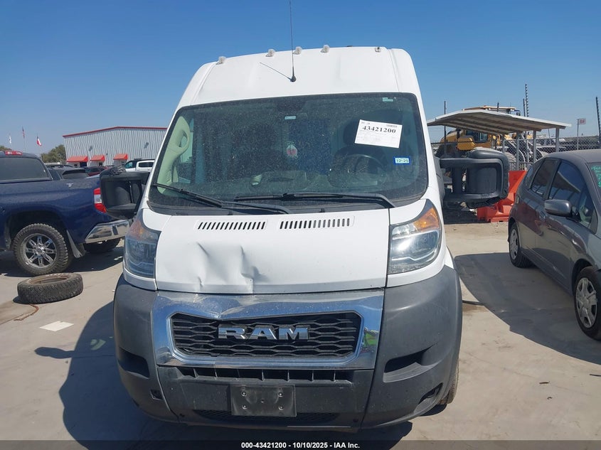2021 RAM PROMASTER 2500 HIGH ROOF 136 WB 3C6ERVCG9ME505654