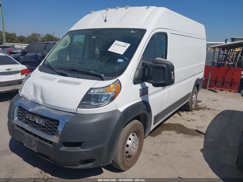 2021 RAM PROMASTER 2500 HIGH ROOF 136 WB 3C6ERVCG9ME505654
