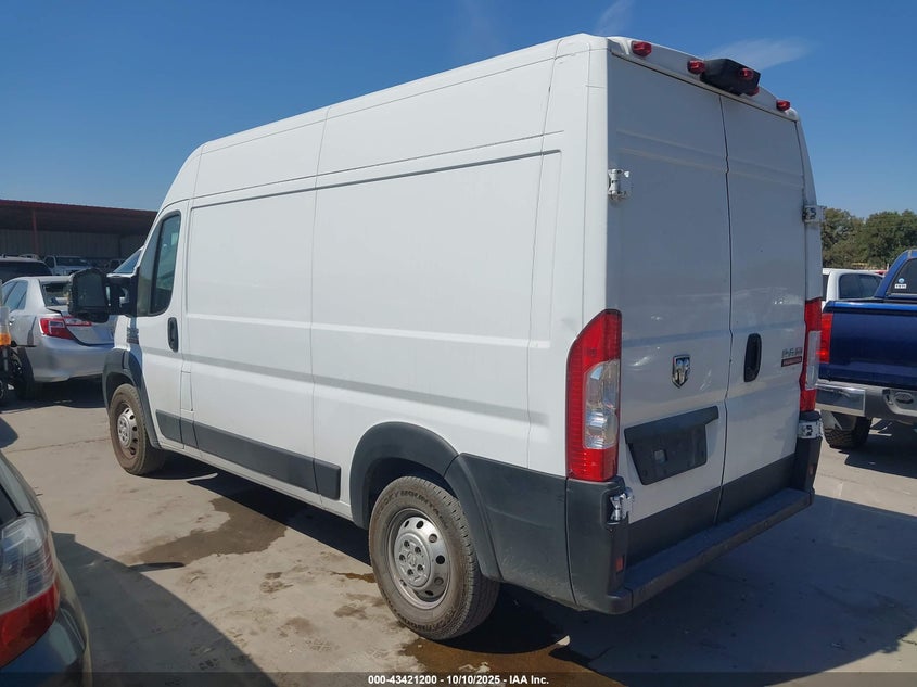 2021 RAM PROMASTER 2500 HIGH ROOF 136 WB 3C6ERVCG9ME505654