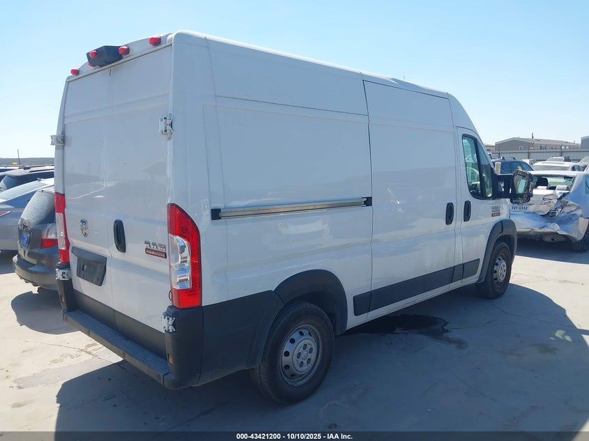 2021 RAM PROMASTER 2500 HIGH ROOF 136 WB 3C6ERVCG9ME505654