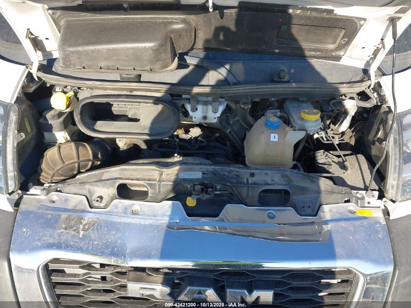 2021 Ram Promaster 2500 High Roof 136 Wb VIN: 3C6ERVCG9ME505654 Lot: 43421200