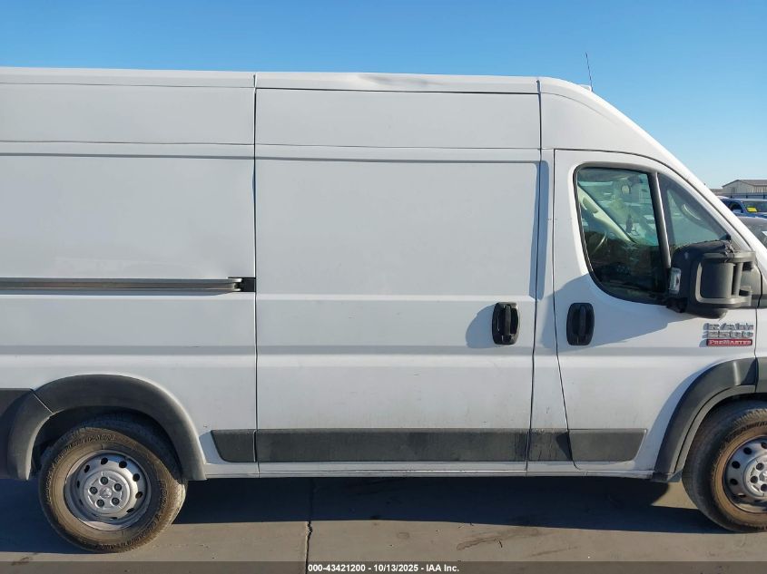 2021 Ram Promaster 2500 High Roof 136 Wb VIN: 3C6ERVCG9ME505654 Lot: 43421200