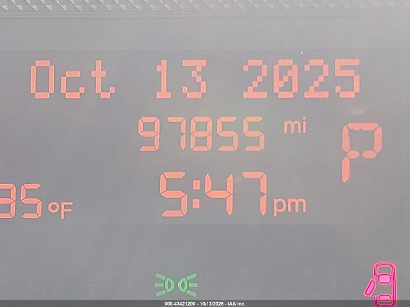 2021 Ram Promaster 2500 High Roof 136 Wb VIN: 3C6ERVCG9ME505654 Lot: 43421200