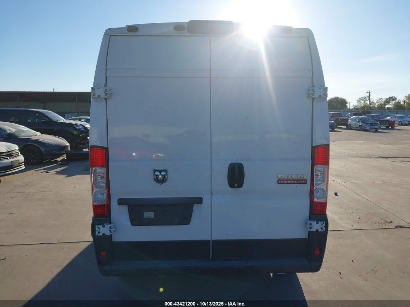 2021 Ram Promaster 2500 High Roof 136 Wb VIN: 3C6ERVCG9ME505654 Lot: 43421200