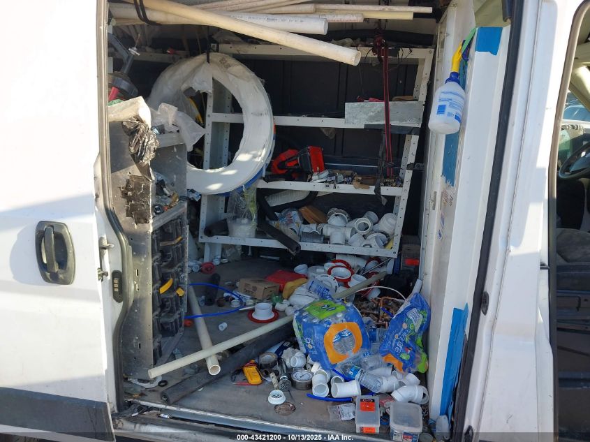 2021 Ram Promaster 2500 High Roof 136 Wb VIN: 3C6ERVCG9ME505654 Lot: 43421200