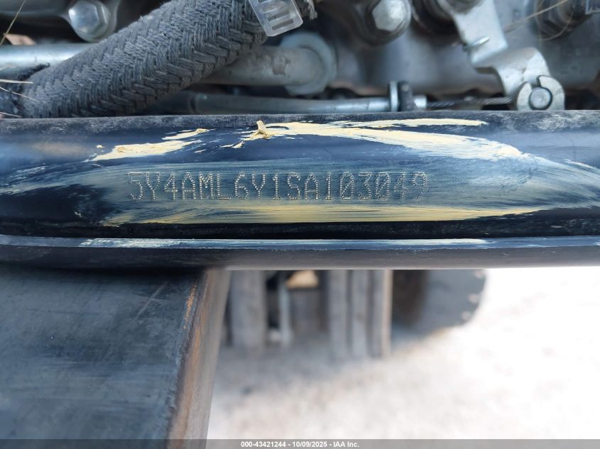 2025 Yamaha Yfm700 R VIN: 5Y4AML6Y1SA103049 Lot: 43421244