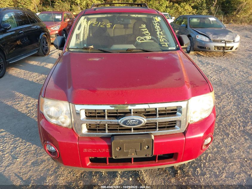 2011 Ford Escape Xlt VIN: 1FMCU0D71BKA61949 Lot: 43421251