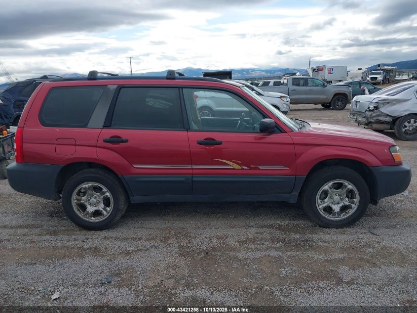 2005 Subaru Forester 2.5X VIN: JF1SG63645H713909 Lot: 43421258