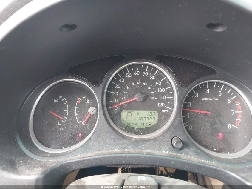 2005 Subaru Forester 2.5X VIN: JF1SG63645H713909 Lot: 43421258