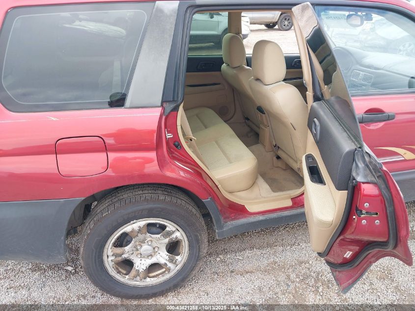 2005 Subaru Forester 2.5X VIN: JF1SG63645H713909 Lot: 43421258