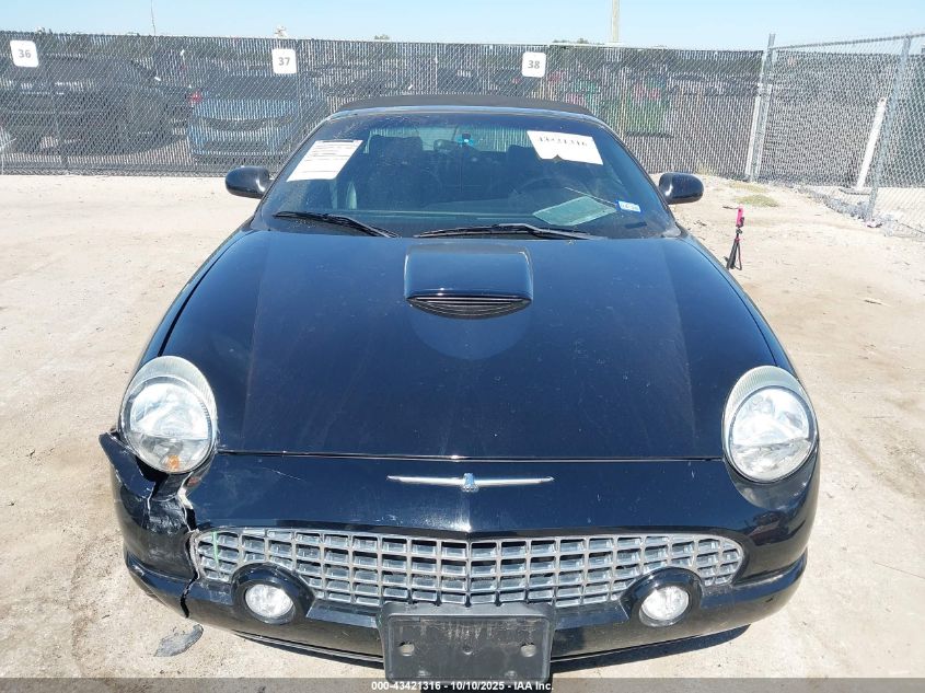 2003 Ford Thunderbird VIN: 1FAHP60A93Y105061 Lot: 43421316