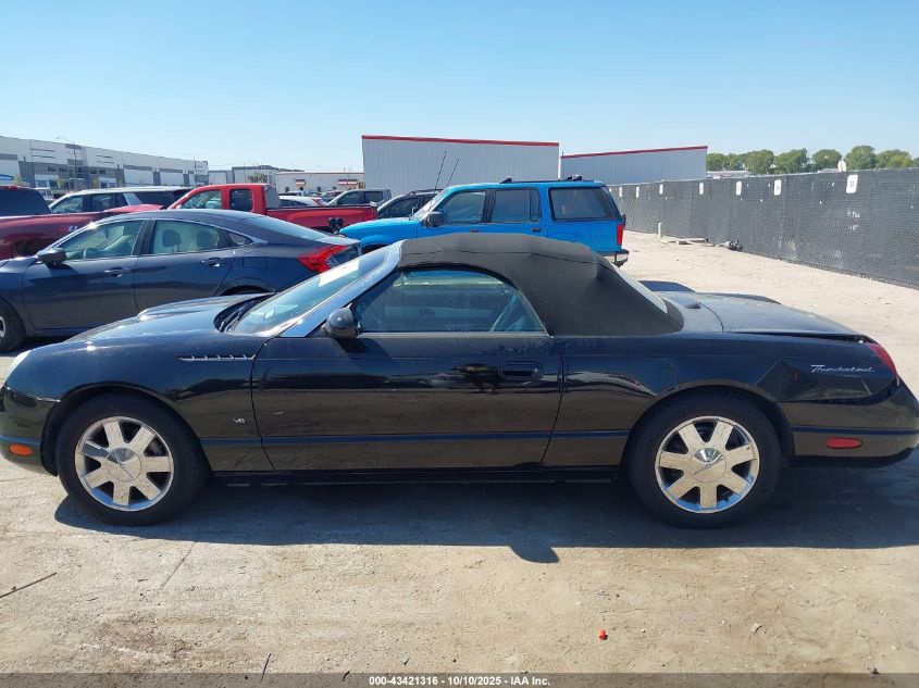 2003 Ford Thunderbird VIN: 1FAHP60A93Y105061 Lot: 43421316