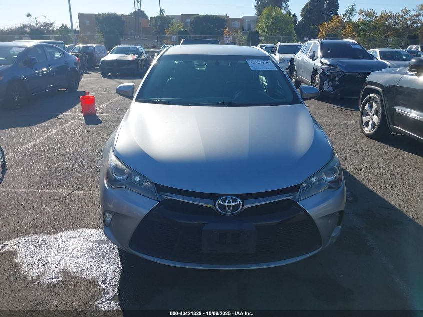 2015 Toyota Camry Se VIN: 4T1BF1FKXFU093239 Lot: 43421329